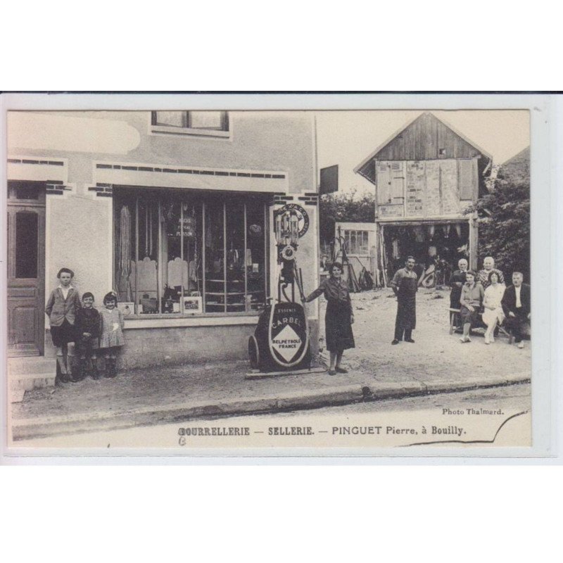 BOUILLY: bourrellerie sellerie pinguet pierre, belpétrole france - très bon état