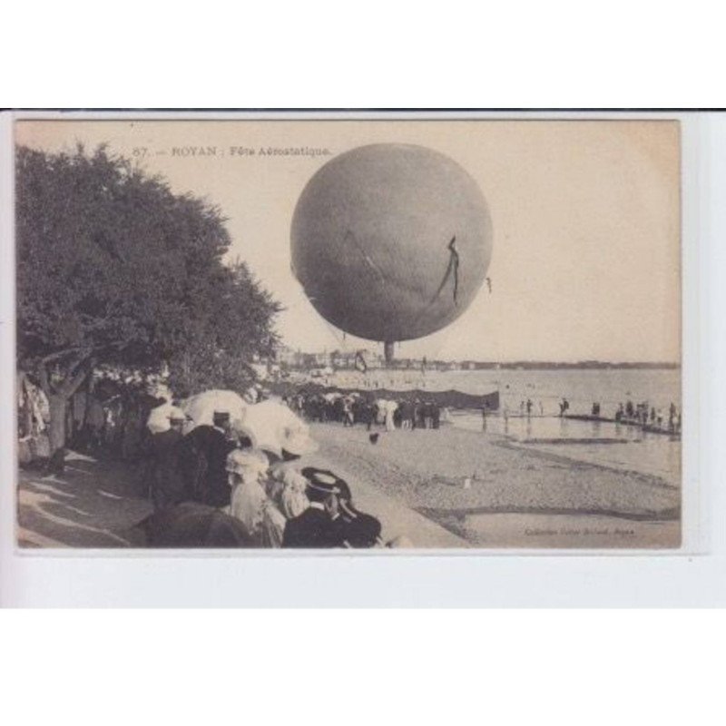 ROYAN: fête aérostatique, ballon rond - état