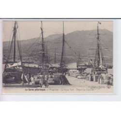 PROPRIANO: le vieux port, départ du courrier - très bon état