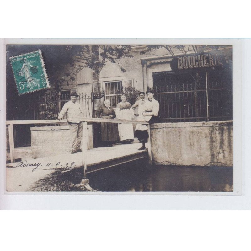 AISEREY: famille gauthier, boucherie - très bon état