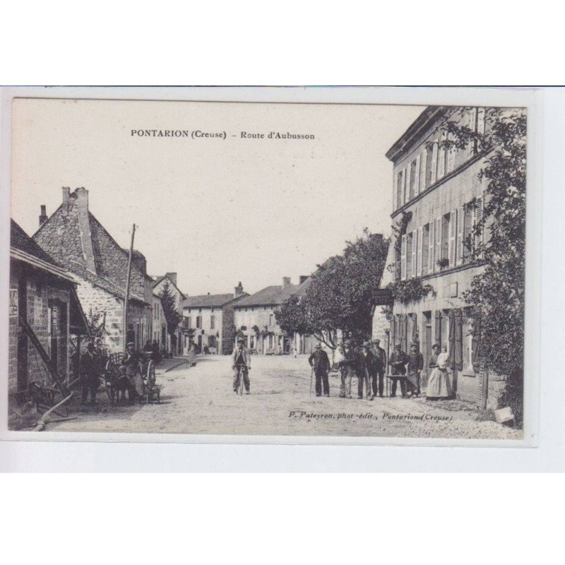 PONTARION: route d'aubusson - très bon état