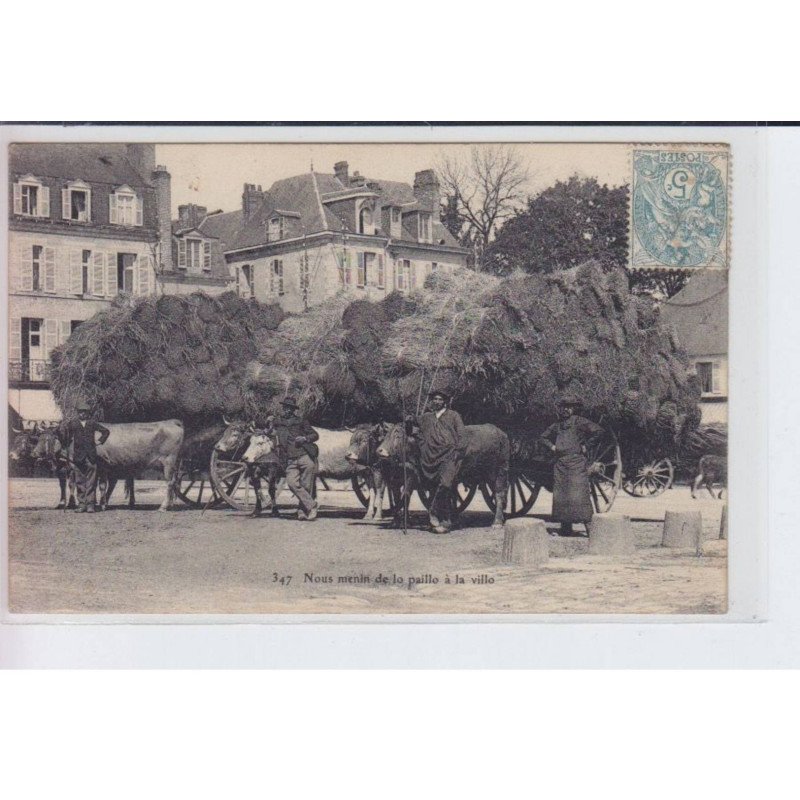 CREUSE: marchand de paille, nous menin de lo paillo à la villo - très bon état CREUSE: marchand de paille, nous menin de lo paillo à la villo - très bon état