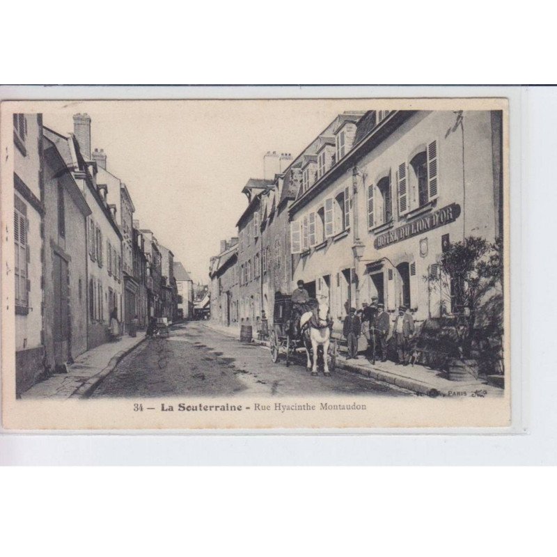 LA SOUTERRAINE: rue hyacinthe montaudon - état