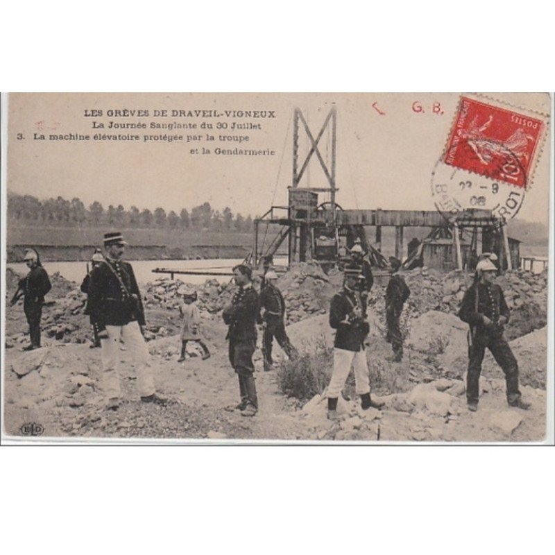 les grèves de DRAVEIL-VIGNEUX - très bon état