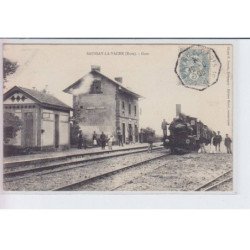 SAUSSAY-la-VACHE: la gare, train - très bon état