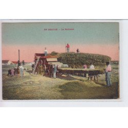 EN BEAUCE: la batteuse, personnages - très bon état