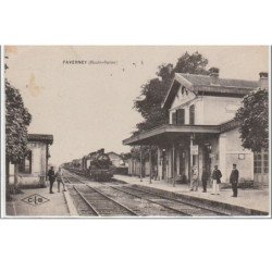 HAUTE-SAONE : FAVERNEY - la gare - Très bon état