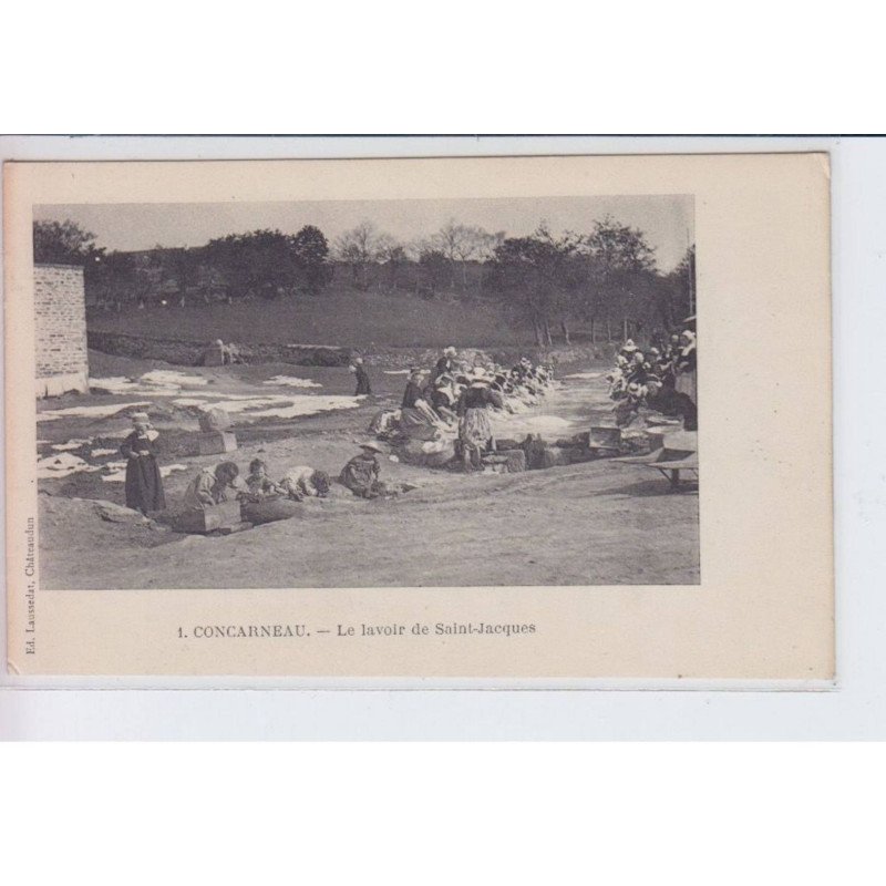 CONCARNEAU: le lavoir de saint-jacques - très bon état