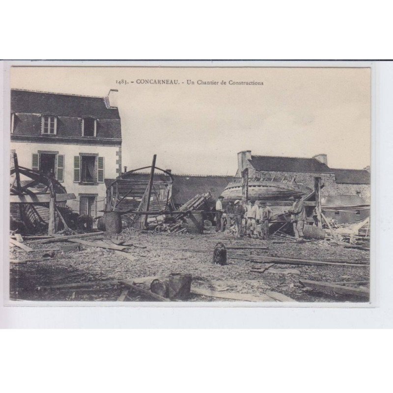 CONCARNEAU: un chantier de constructions - très bon état