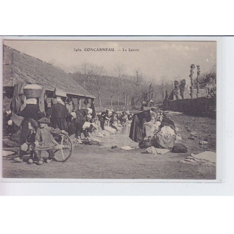 CONCARNEAU: le lavoir - état
