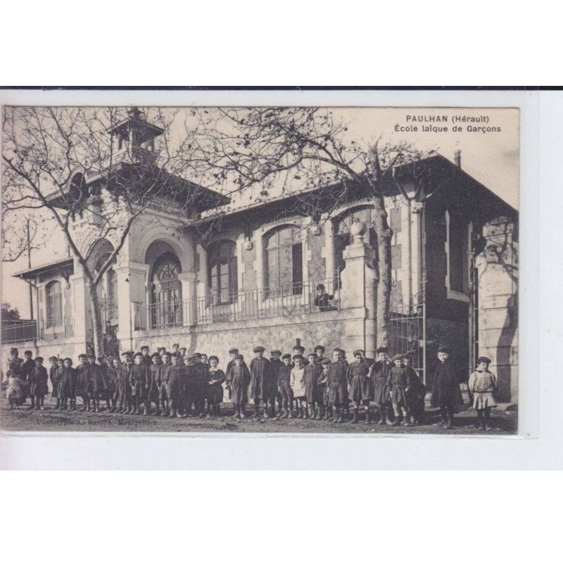 PAULHAN: école laïque de garçon - état