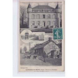 LOURDOUEIX-SAINT-MICHEL: château de gramont, voiture à chien - état