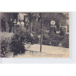 LARCAY: café-restaurant dubreuil superbes jardins, vins renommés, cuisine soignée - très bon état