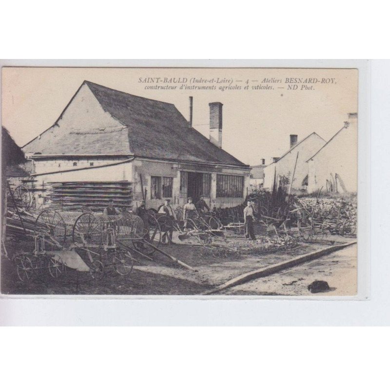 SAINT-BAULD: ateliers besnard-roy, constructeur d'instruments agricoles et viticoles - très bon état