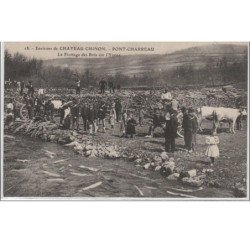 PONT CHARREAU : le flottage du bois sur l'Yonne - très bon état