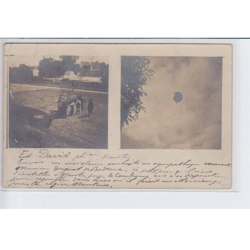 NANTES: ballon rond, texte - très bon état