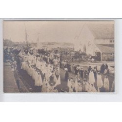 LE CROISIC: procession 1907, attelages - très bon état