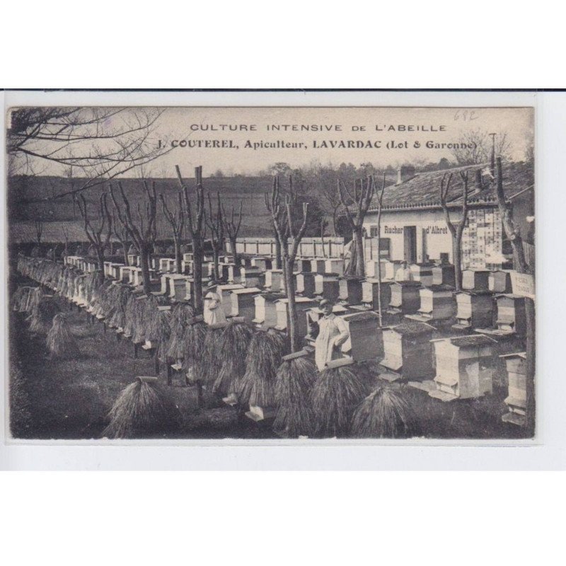 LAVARDAC: culture intensive de l'abeille J. Couterel, apiculteur - très bon état LAVARDAC: culture intensive de l'abeille J. Couterel, apiculteur - très bon état