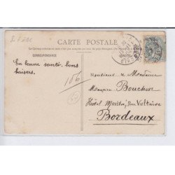 SAINTE-LIVRADE: un marché aux prunes - état