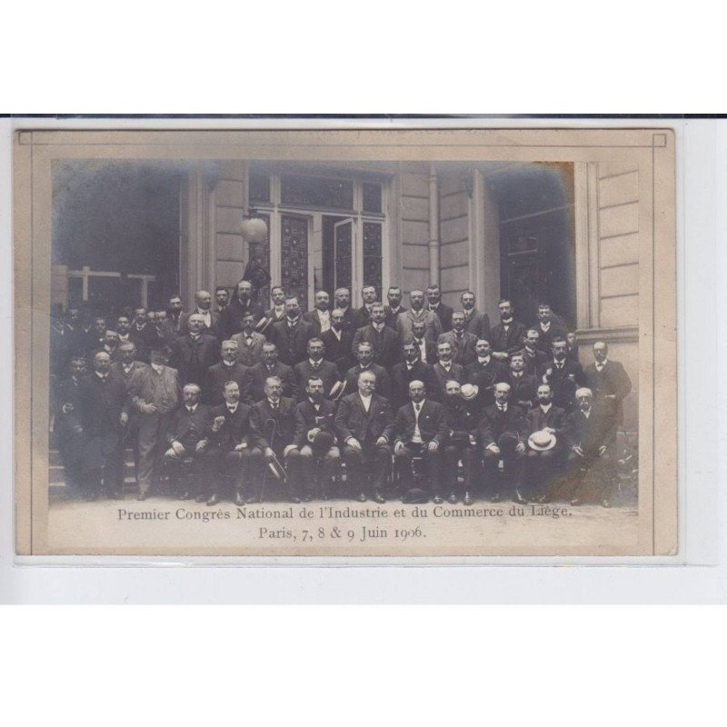LOT et GARONNE: premier congrès national de l'industrie et du commerce du liège à paris 7,8,9 juin 1906 - très bon état