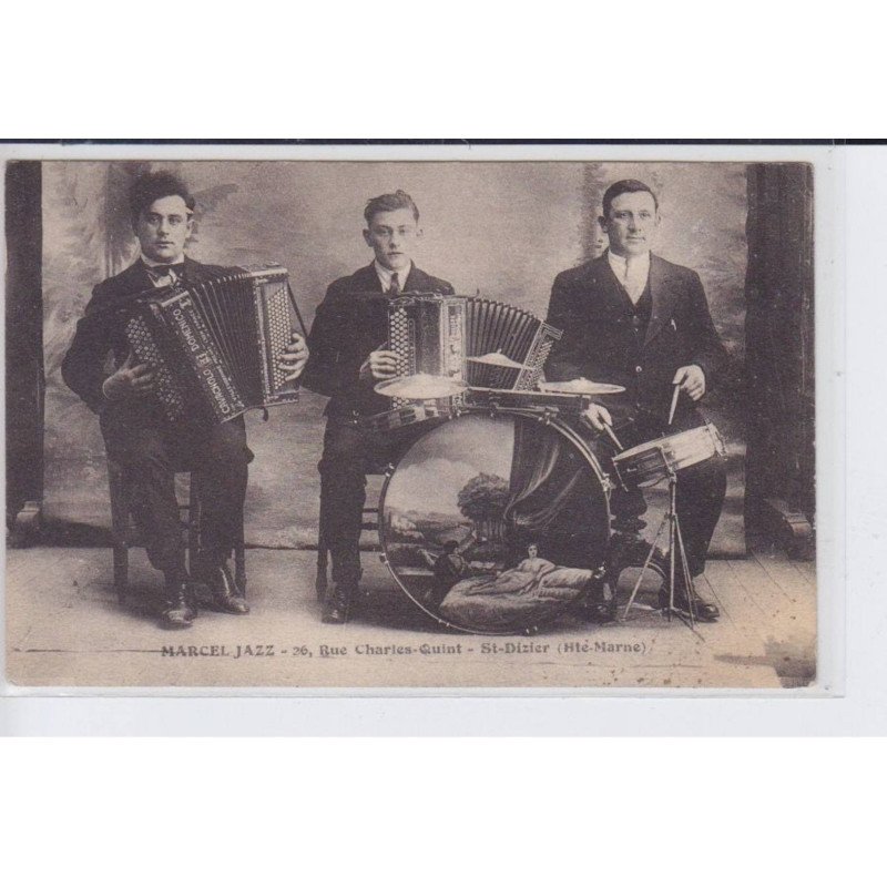 SAINT-DIZIER: marcel-jazz, 26 rue charles-quint, musiciens - état