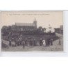 ESCALLES: église d' Escalles groupe de glaneuses conduites par le garde-champêtre - très bon état