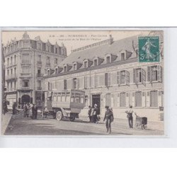 WIMEREUX: rue carnot, vue prise de la rue de l'église, autobus - très bon état