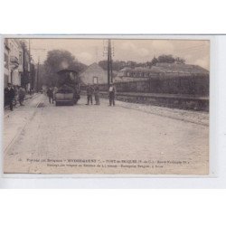 PONT-de-BRIQUES: route nationale n°1 roulage des briques au rouleau de 7,5 tonnes entreprise beugnet - très bon état