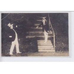 HAUTES PYRENEES: 2CPA photo montage, Henri Delpech, surréalisme - très bon état
