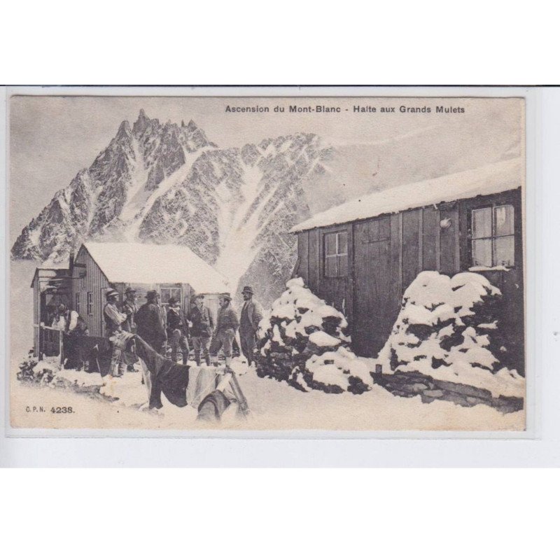 HAUTE-SAVOIE: ascension du mont-blanc, halte aux grands mulets - très bon état