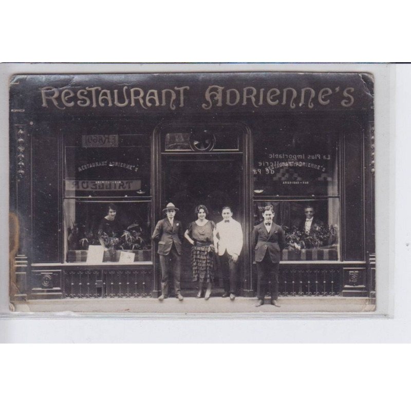 PARIS: restaurant adrienne's 99 rue de richelieu, bar américain - très bon état