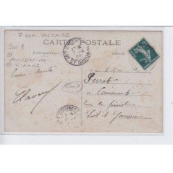 PARIS: 7 quai voltaire, antiquaire, fiacre, attelage, Henri Heilbronner - très bon état