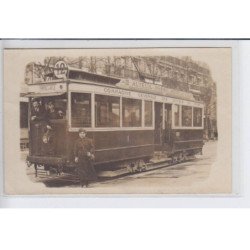 PARIS: 75016, tramway compagnie général des omnibus de paris, hôtel de ville, tram 12 - très bon état