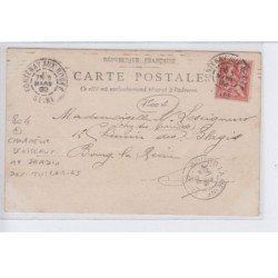 PARIS: charmeur d'oiseaux au jardin des tuileries - très bon état