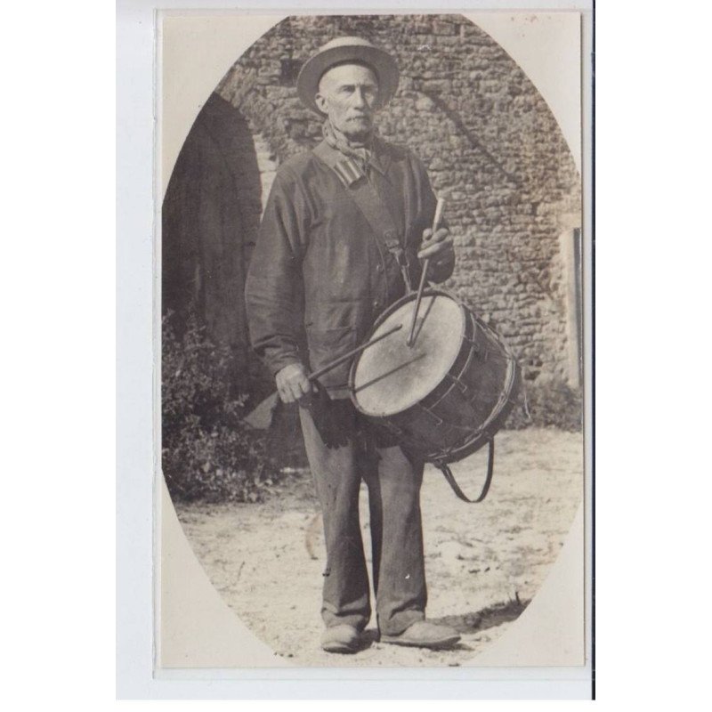 VIEUX-CHAMPAGNE: louis roberdeau, garde champêtre, 1918, tambour - très bon état