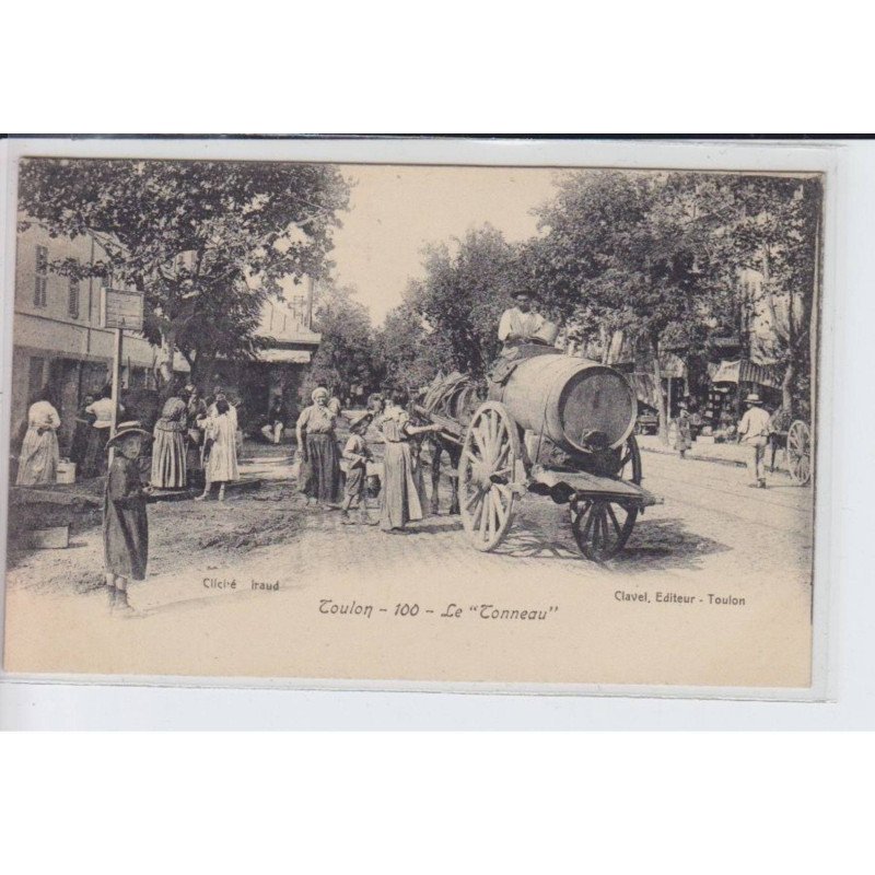 TOULON: le "tonneau", attelage - état