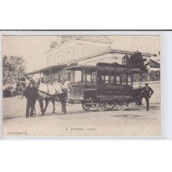 AUXERRE: la gare, attelage, henri rochet - très bon état