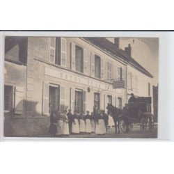 ROUVRAY: grande rue, hotel de la poste thieriot, attelage - très bon état