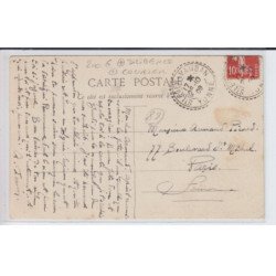 YONNE: départ de la gare de sincey-le-rouvray de la voiture publique, diligence, courier - très bon état