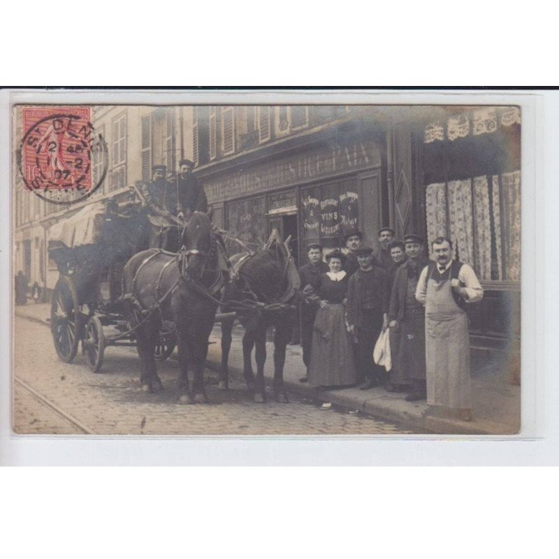 SAINT-DENIS: attelage, rendez-vous de la justice de paix - très bon état SAINT-DENIS: attelage, rendez-vous de la justice de paix - très bon état