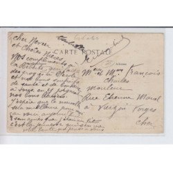 DOMONT: maison chaumeau bois et charbons la hutte des charbonniers - état