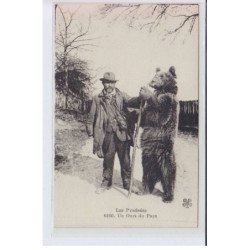 ARIEGE: un ours du pays, montreur d'ours - très bon état