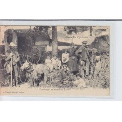 HAUTES-PYRENEES: campement de montreurs d'ours - très bon état