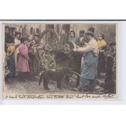 MARSEILLE: l'amoulaire, rémouleur, très rare en couleur - état