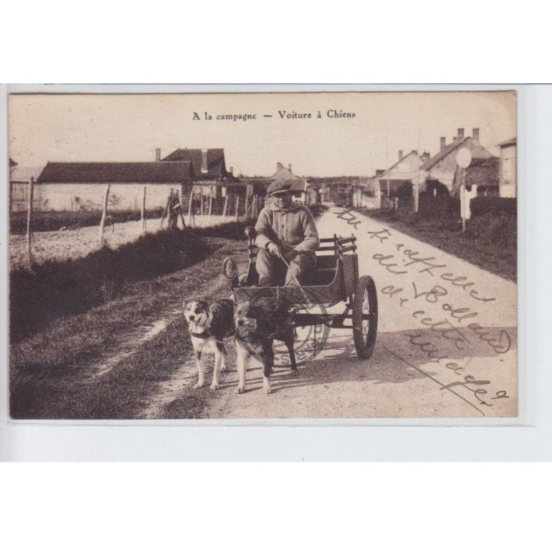 LOIRET: a la campagne, voiture à chiens - très bon état