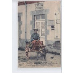SAINT-CYR-en-VAL: courrier de la poste en voiture à chien - très bon état