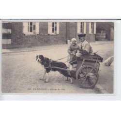 EN SOLOGNE: attelage de chien - état