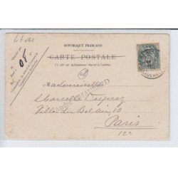 POUPEHAN: une rue, vue caracteristiue d'une rue d'un village ardennais, voiture à chien - état