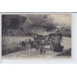 SEMOIS: la vallée de semois pittoresque, laitière (voiture à chien)- très bon état