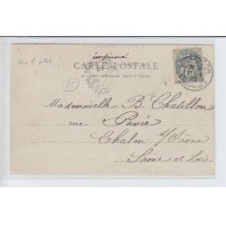 BESANCON: casino des bains salins de la moullière, voiture à chien, Muguette Mme.Nina prax - état